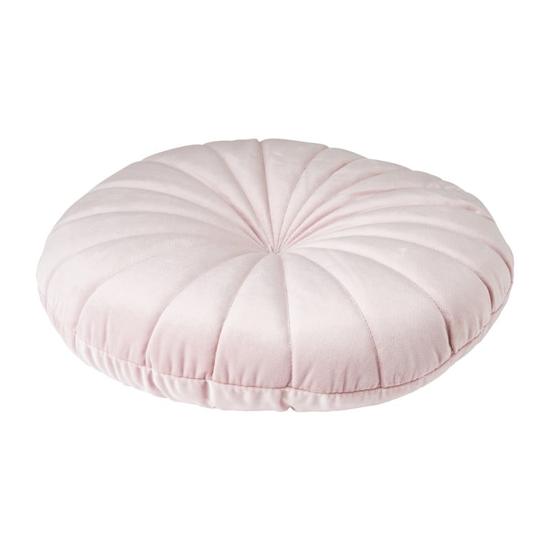 Sierkussen rond - roze - 40 cm