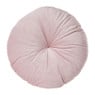 Sierkussen rond - roze - 40 cm