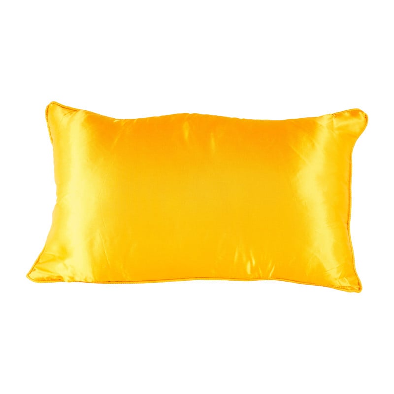 Sierkussen satijn gradient - geel - 30x50 cm 
