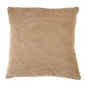 Sierkussen blokje - beige - 45x45 cm 