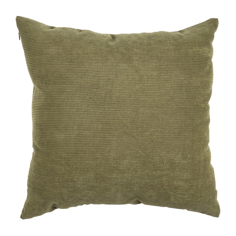 Sierkussen rib - groen - 45x45 cm 