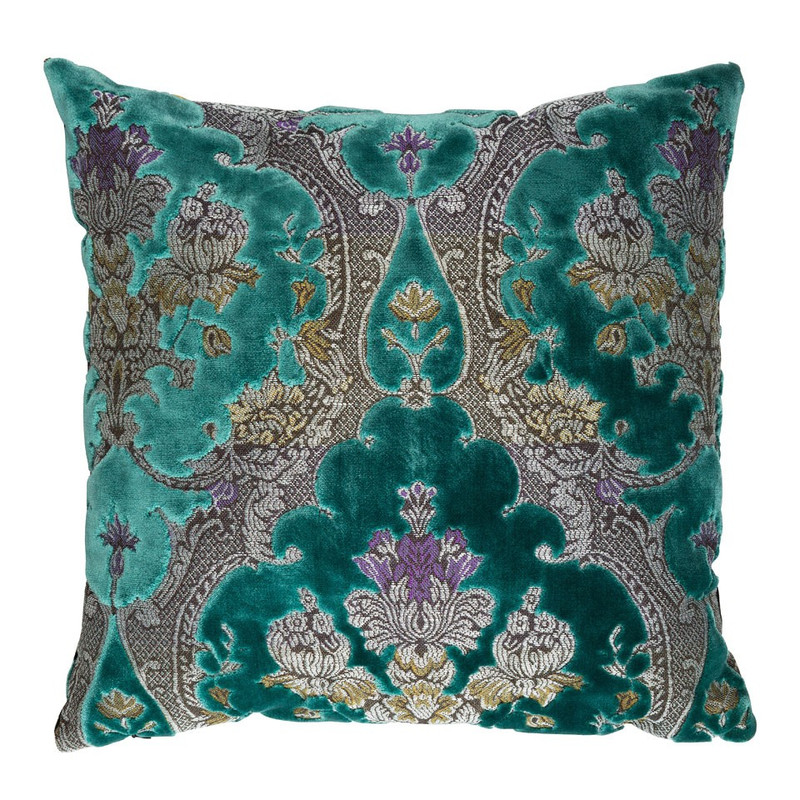 Sierkussen Barok - blauw - 45x45 cm