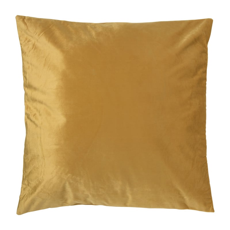 Sierkussen velvet - okergeel - 45x45 cm 
