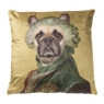 Sierkussen hond - geel - 45x45 cm