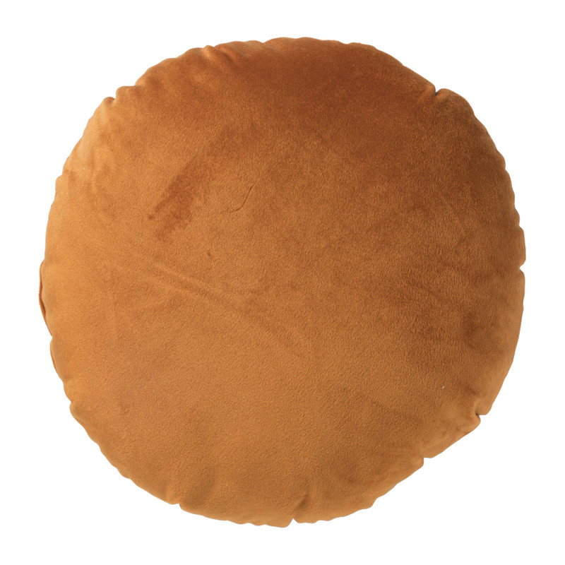 Sierkussen rond - oranje - ø30 cm 