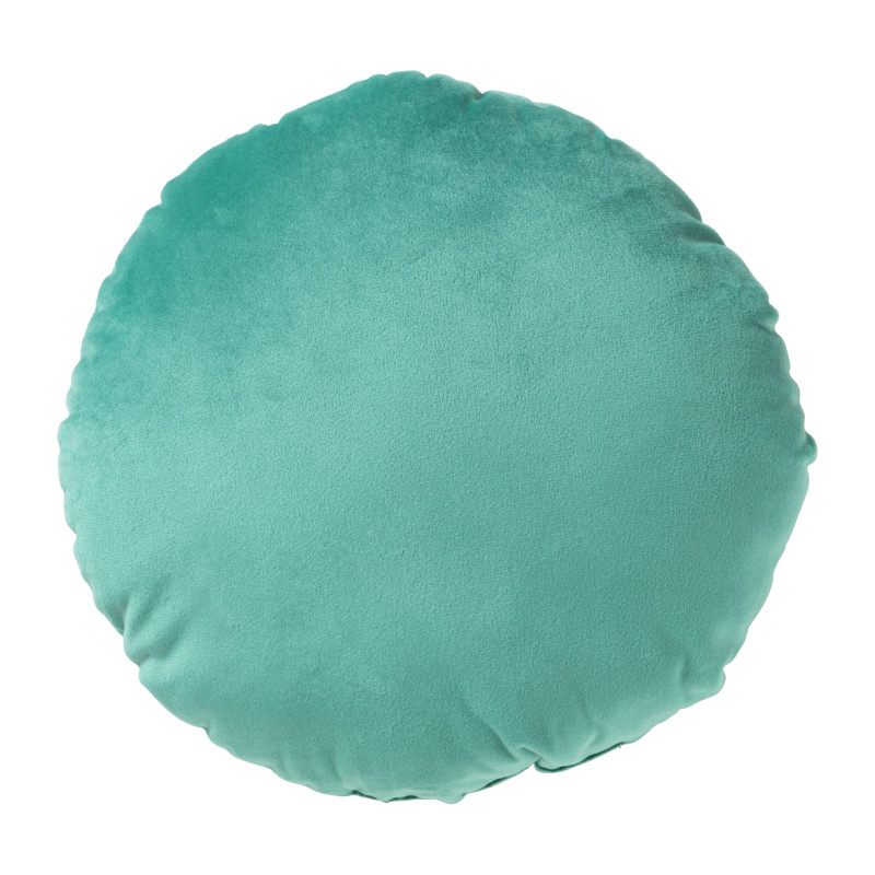 Sierkussen rond - turquoise - ø30 cm 