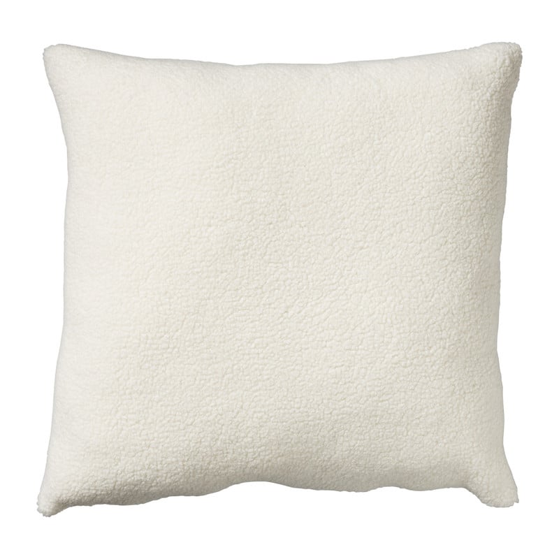 Sierkussen teddy - beige - 45x45 cm 