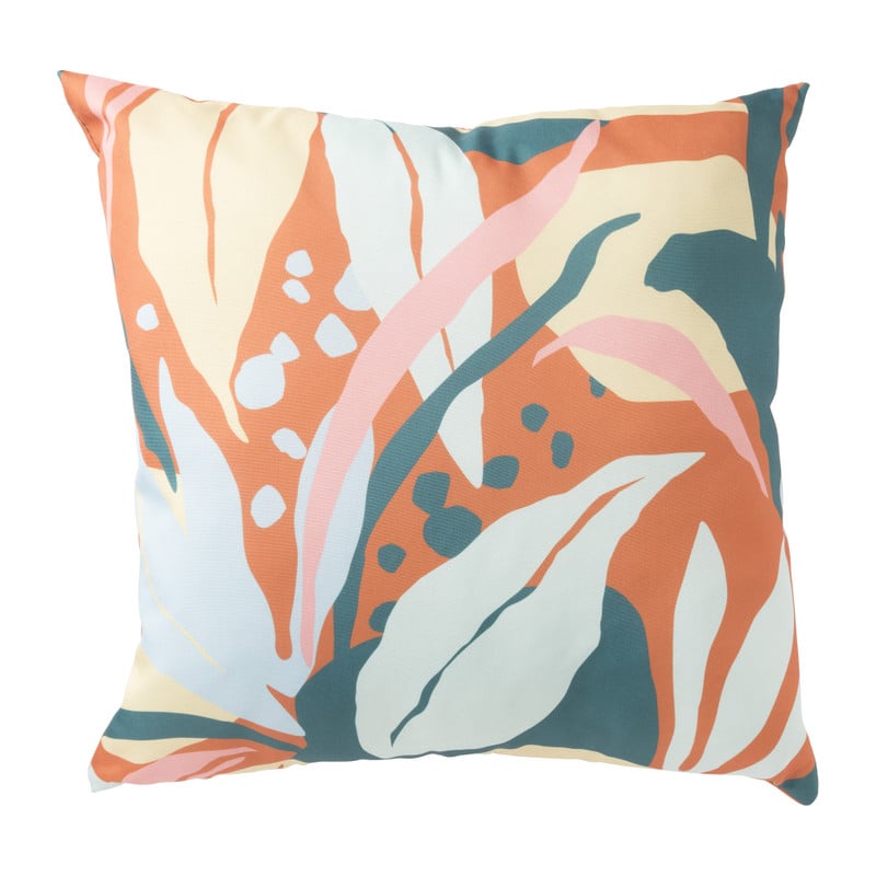 Sierkussen bloemen - multikleur - 45x45 cm 
