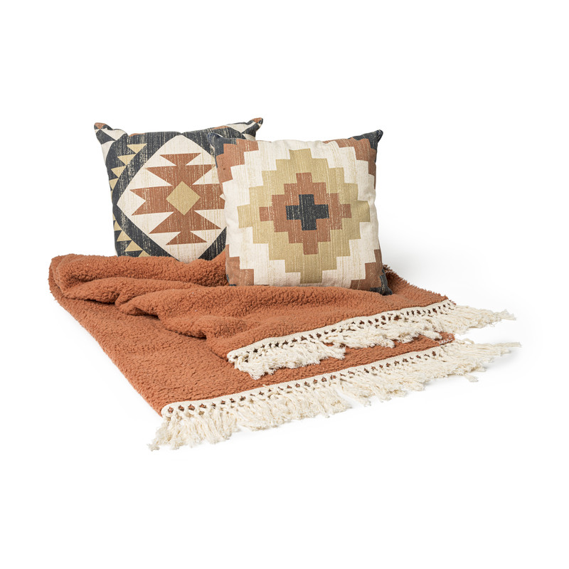 Sierkussen azteken patroon - 45x45 cm