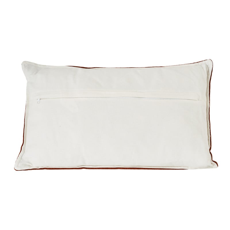 Sierkussen vintage - cognac - 30x50 cm