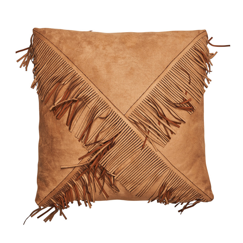 Sierkussen cowboy franjes - 45x45 cm