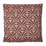 Sierkussen art deco - rood - 45x45 cm