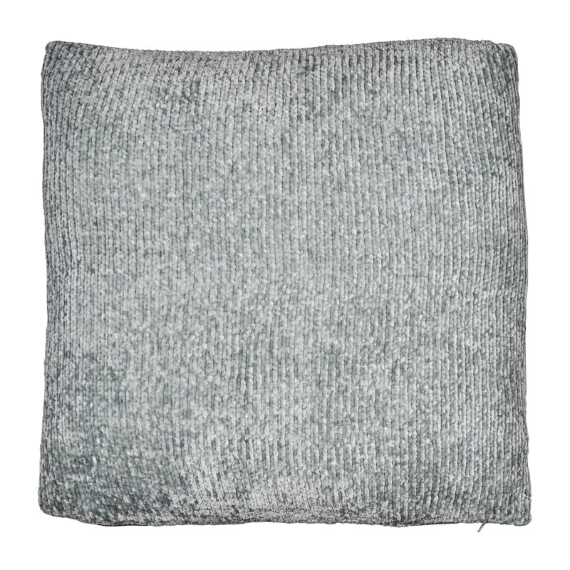 Sierkussen chenille - mint - 45x45 cm