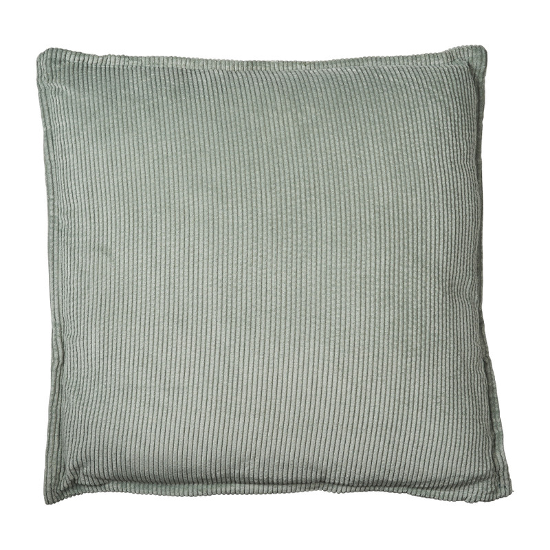 Sierkussen rib met bies - mint - 45x45 cm