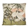 Sierkussen kraanvogel - groen - 45x45 cm