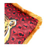 Sierkussen velvet tijger - rood - 45x45 cm