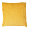 Sierkussen rib - geel - 40x40 cm