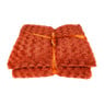 Sierkussen en plaid set - terracotta