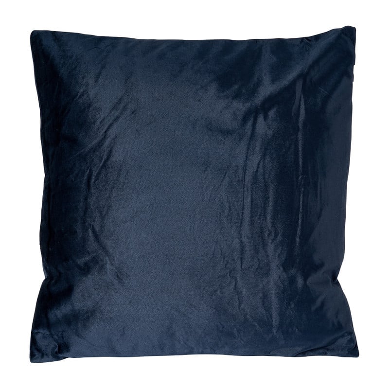 Sierkussen velvet - blauw - 45x45 cm
