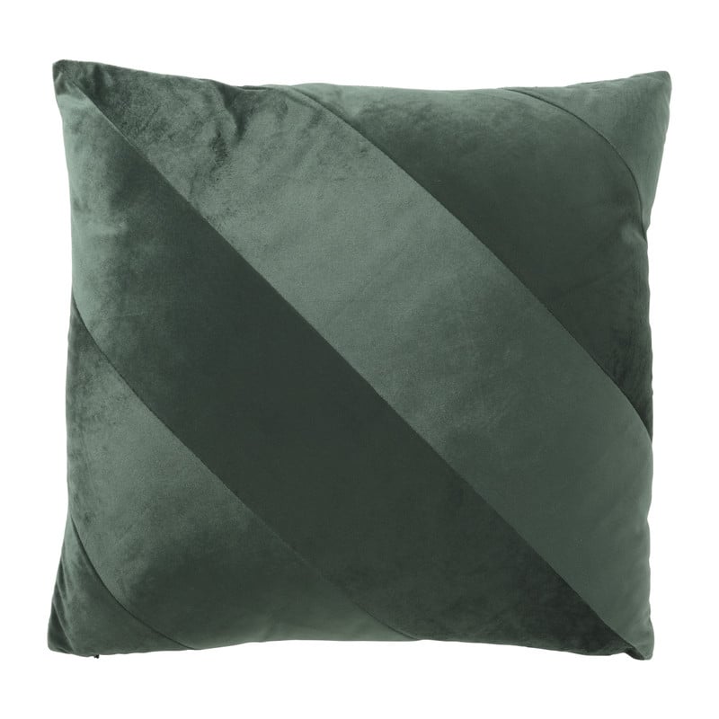 Sierkussen streep - groen - 43x43 cm