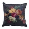 Sierkussen velvet - bloemen - 45x45 cm 