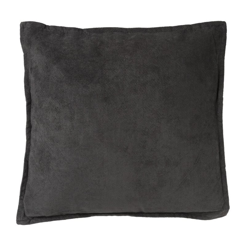 Sierkussen corduroy - zwart - 45x45 cm 