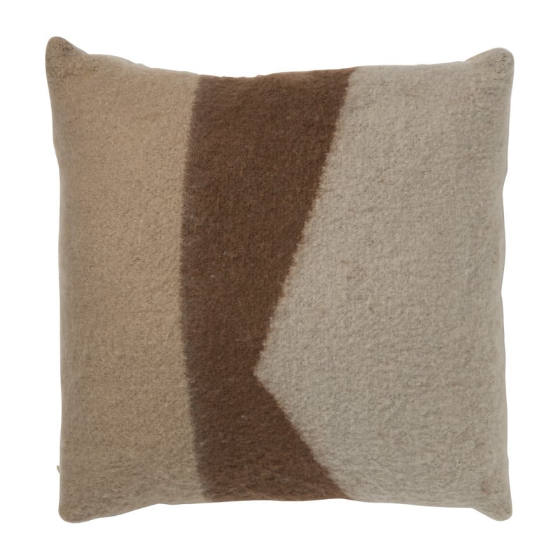 Sierkussen wol - streep - 45x45 cm 