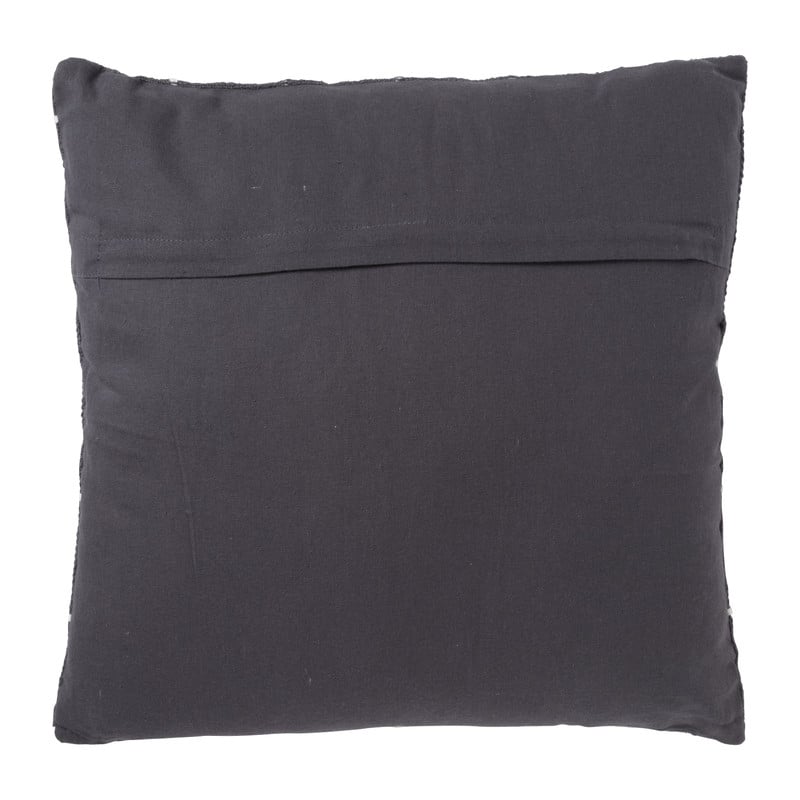 Sierkussen blokje - zwart - 45x45 cm