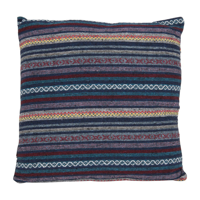 Mexicaans sierkussen - blauw - 45x45 cm