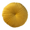 Sierkussen rond - okergeel - ø45 cm