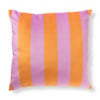 Kussen streep - lila/oranje - 45x45 cm