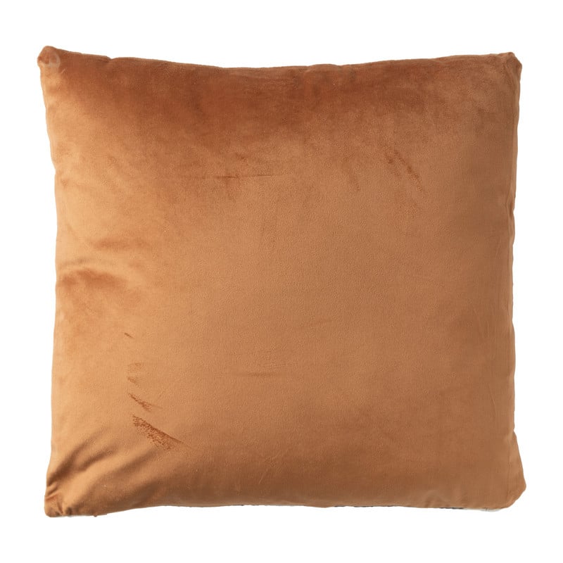 Kussen streep - bruin - 45x45 cm