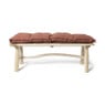 Kussen bankje teak - terra - 35x120 cm