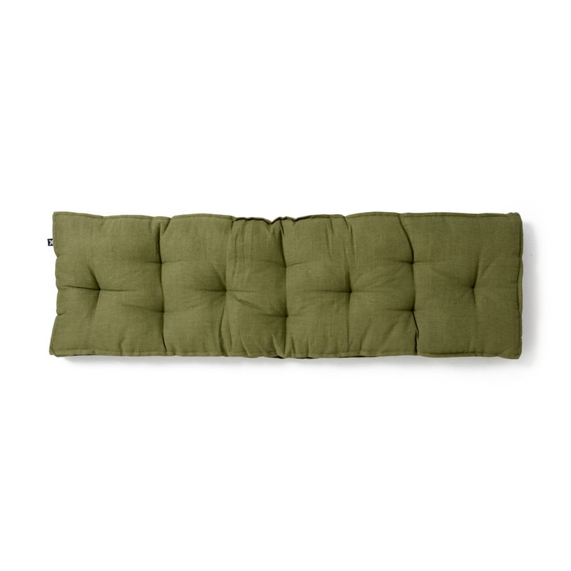 Kussen bankje teak - groen - 35x120 cm 