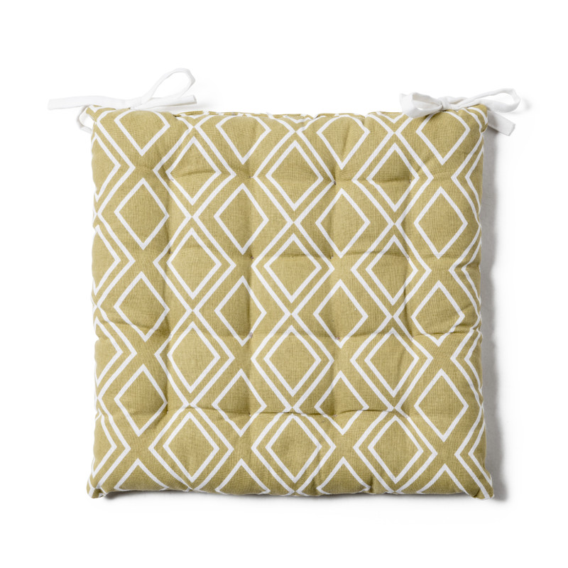 Zitkussen diamant - beige - 40x40 cm 