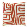 Kussen lijnen - rood - 45x45 cm