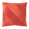 Kussenhoes streep - rood - 43x43 cm