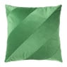 Kussenhoes streep - groen - 43x43 cm