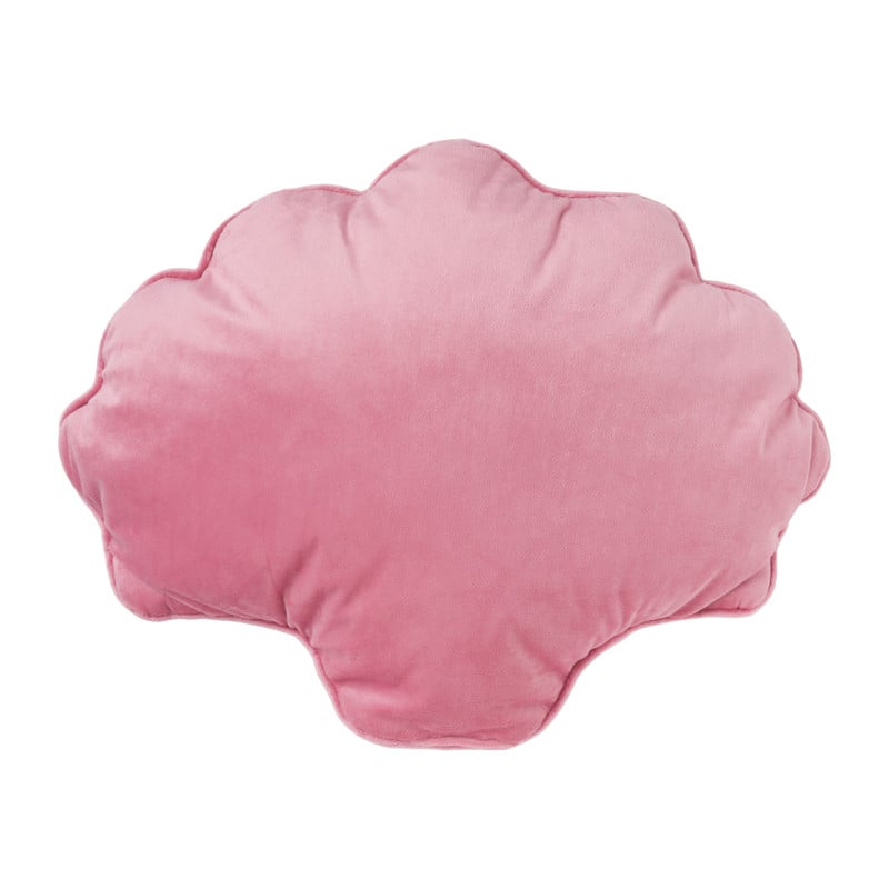 Kussen schelp - roze - 45x32 cm