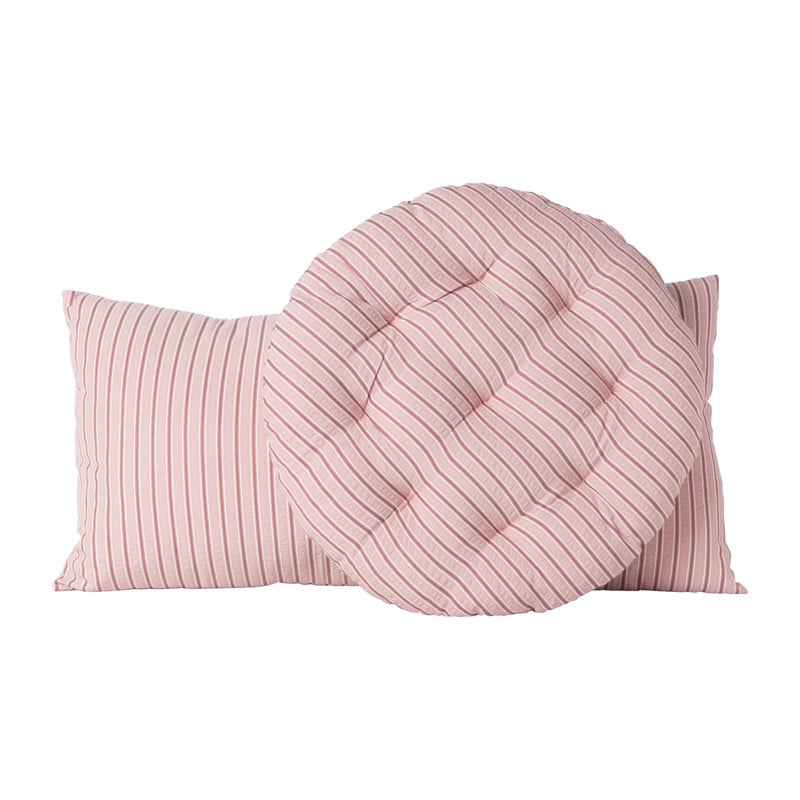 Kussen streep - roze - 60x30 cm
