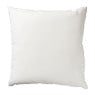 Sierkussen met geborduurd gezicht - wit/goud - 45x45 cm 