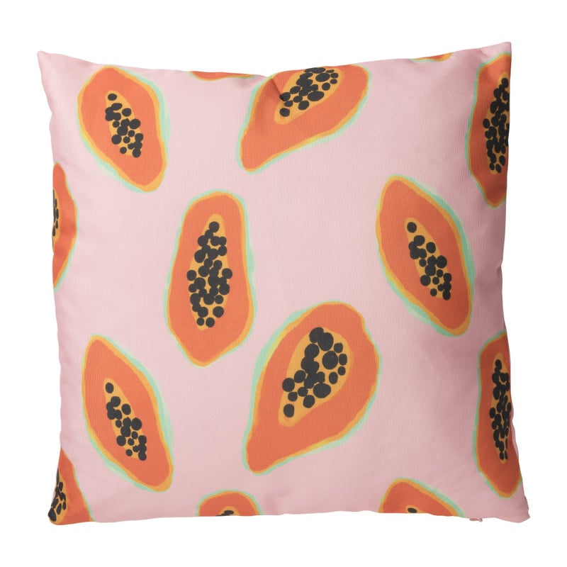 Sierkussen papaya - roze - 45x45 cm 