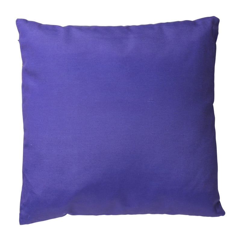 Sierkussen papaya - blauw - 45x45 cm 