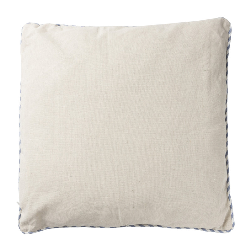 Sierkussen gestreept - blauw/wit - 45x45 cm