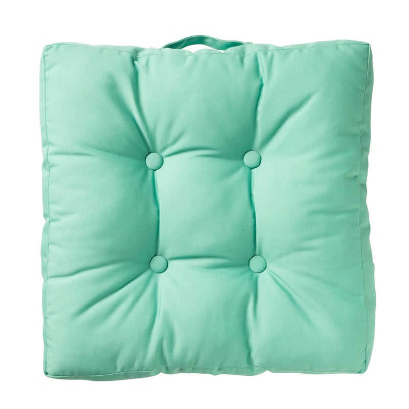 Matraskussen uni - groen - 43x43 cm 