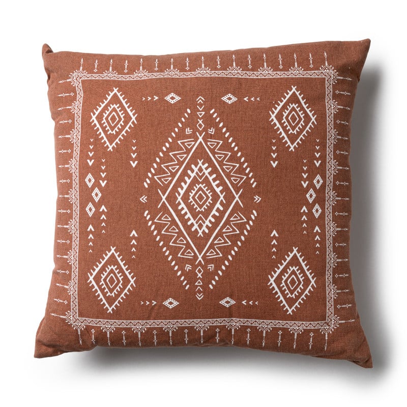 Sierkussen boho - terra - 45x45 cm
