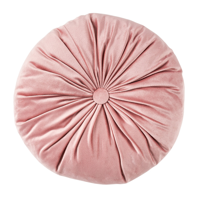 Sierkussen velvet - roze - ?28 cm