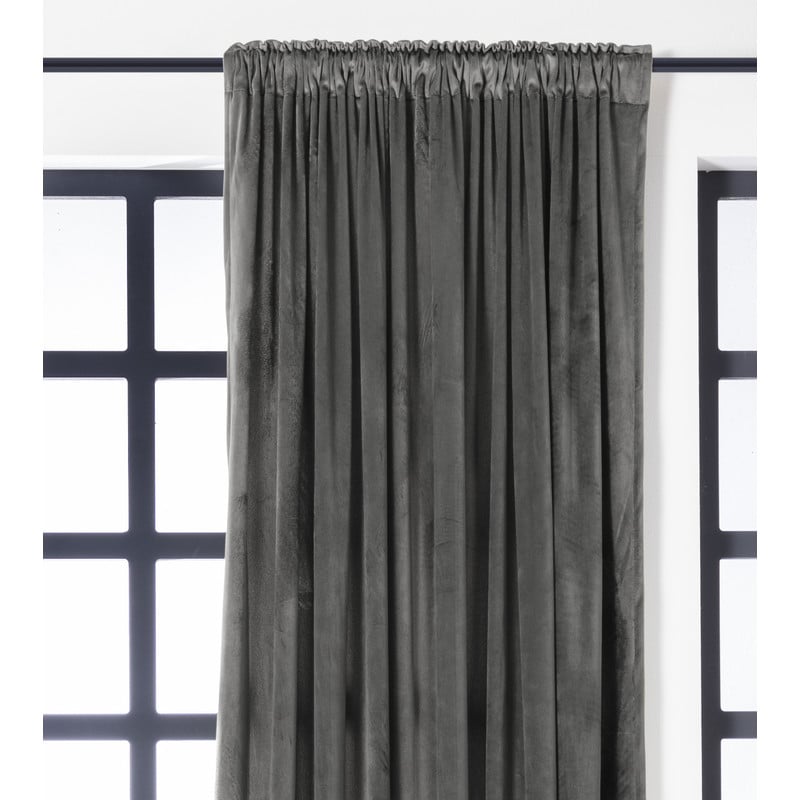 Verduisterend gordijn - grijs- 260x140 cm