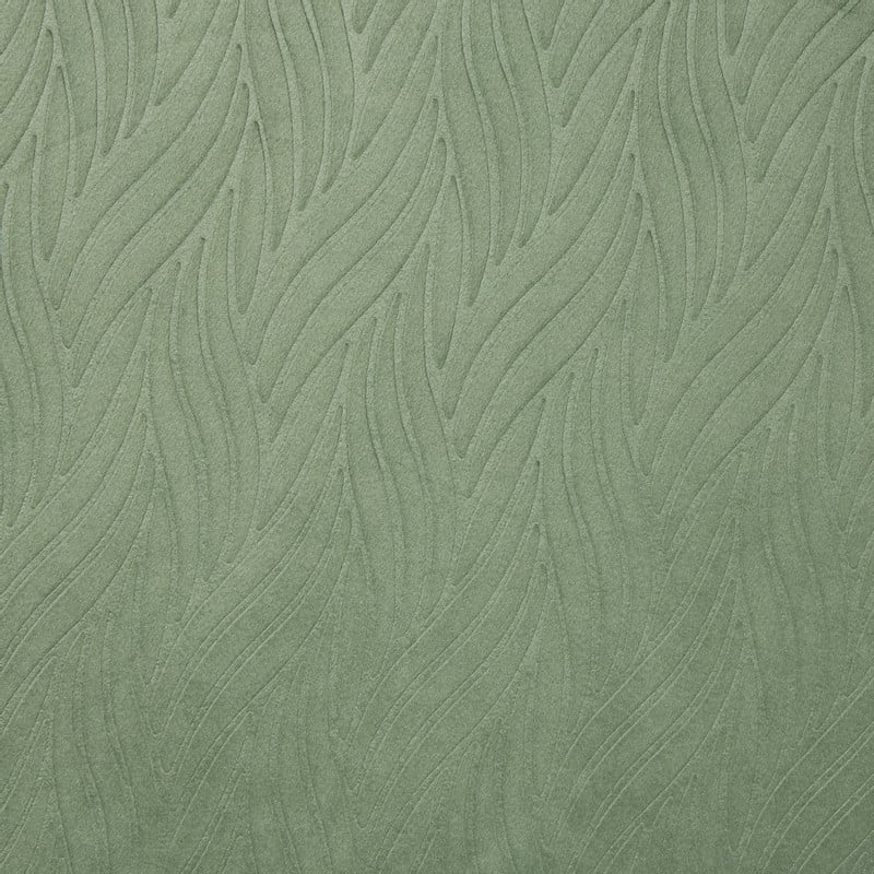 Gordijn bladeren print - groen - 140x260 cm