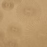 Gordijn zon relief print - goudkleurig - 140x260 cm